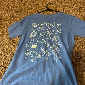 Blue Graphic T-Shirt